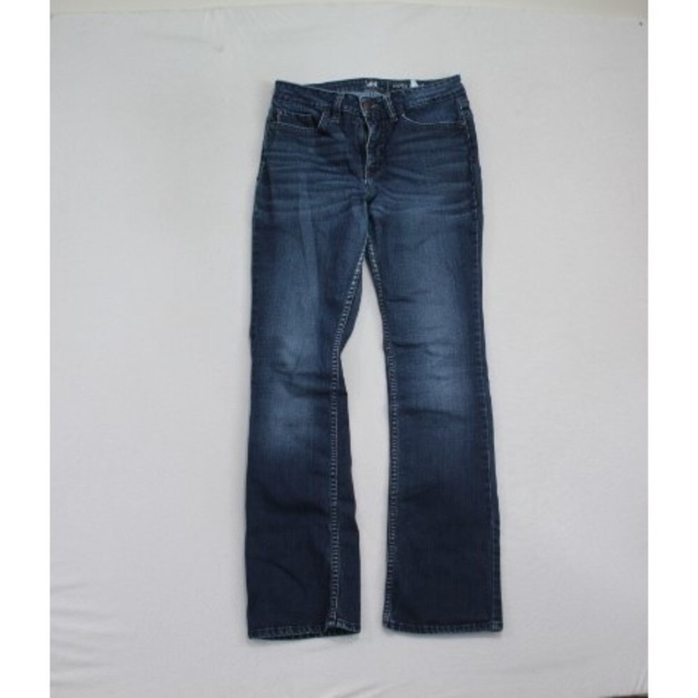 Lee riders Women Blue Jeans Midrise Casual Denim Bootcut 28